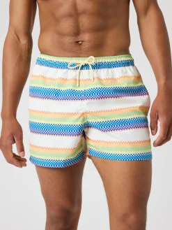 Borg Print Swim Shorts