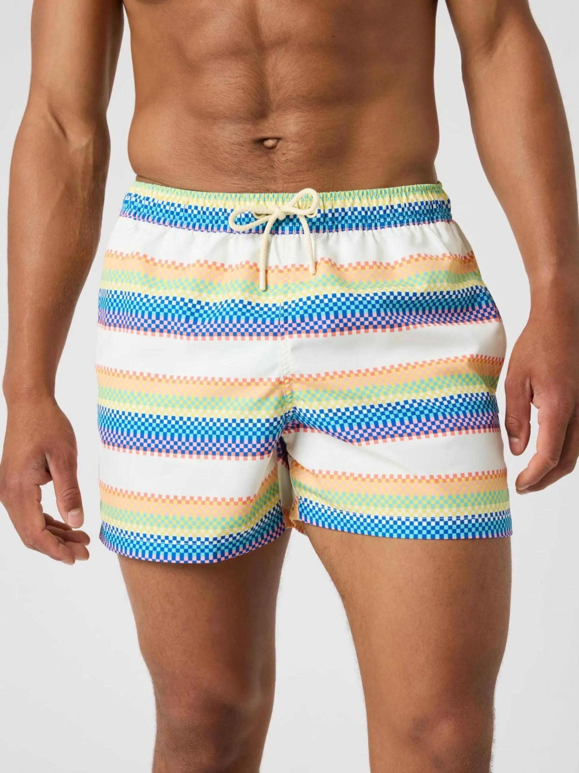 Borg Print Swim Shorts