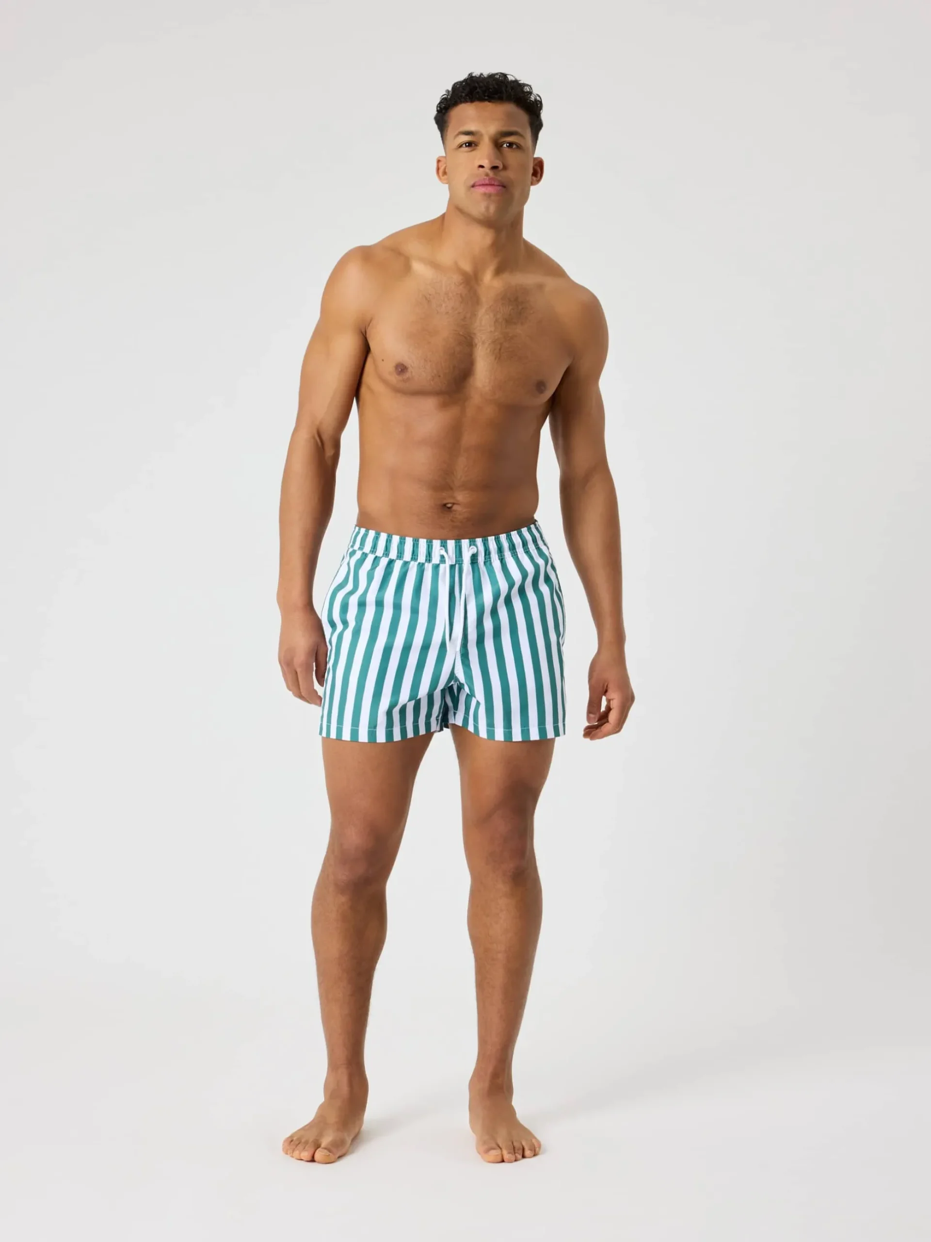 Borg Print Swim Shorts