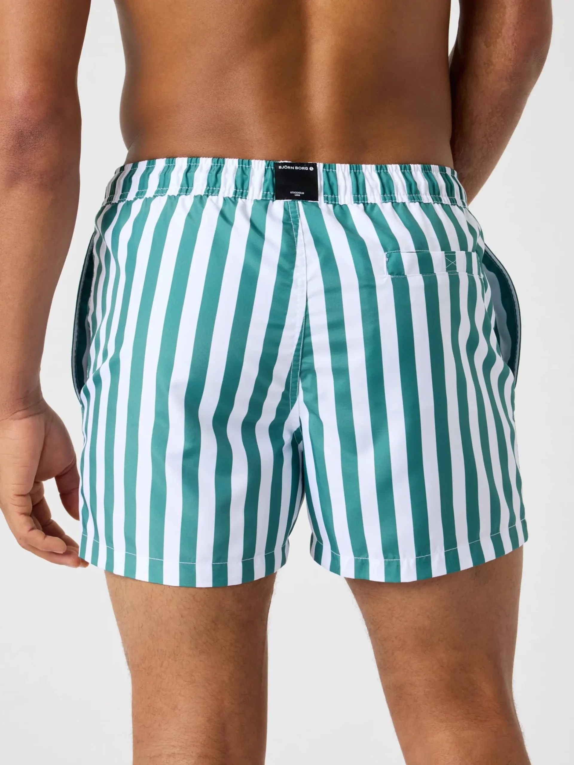 Borg Print Swim Shorts