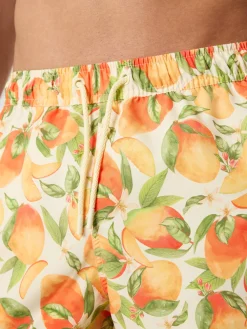 Borg Print Swim Shorts