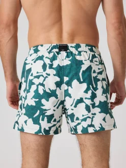 Borg Print Swim Shorts
