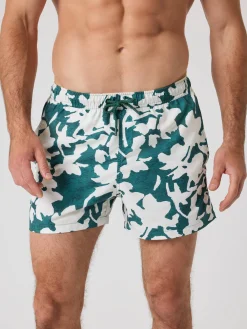 Borg Print Swim Shorts