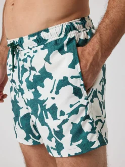 Borg Print Swim Shorts
