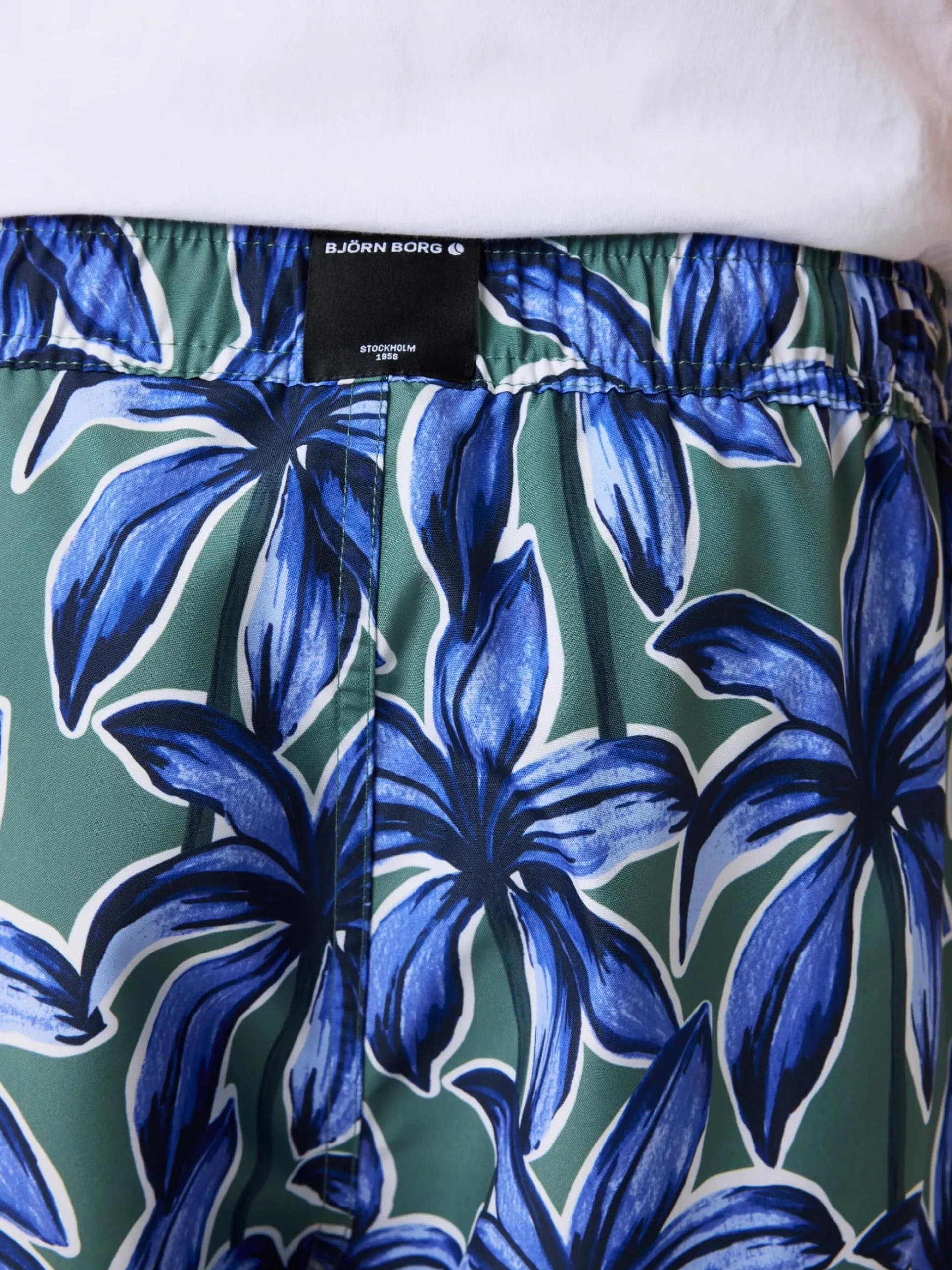 Borg Print Swim Shorts