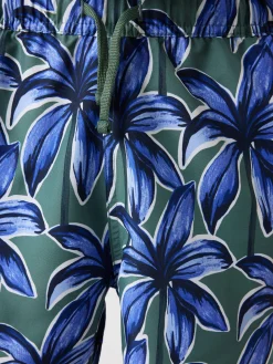 Borg Print Swim Shorts