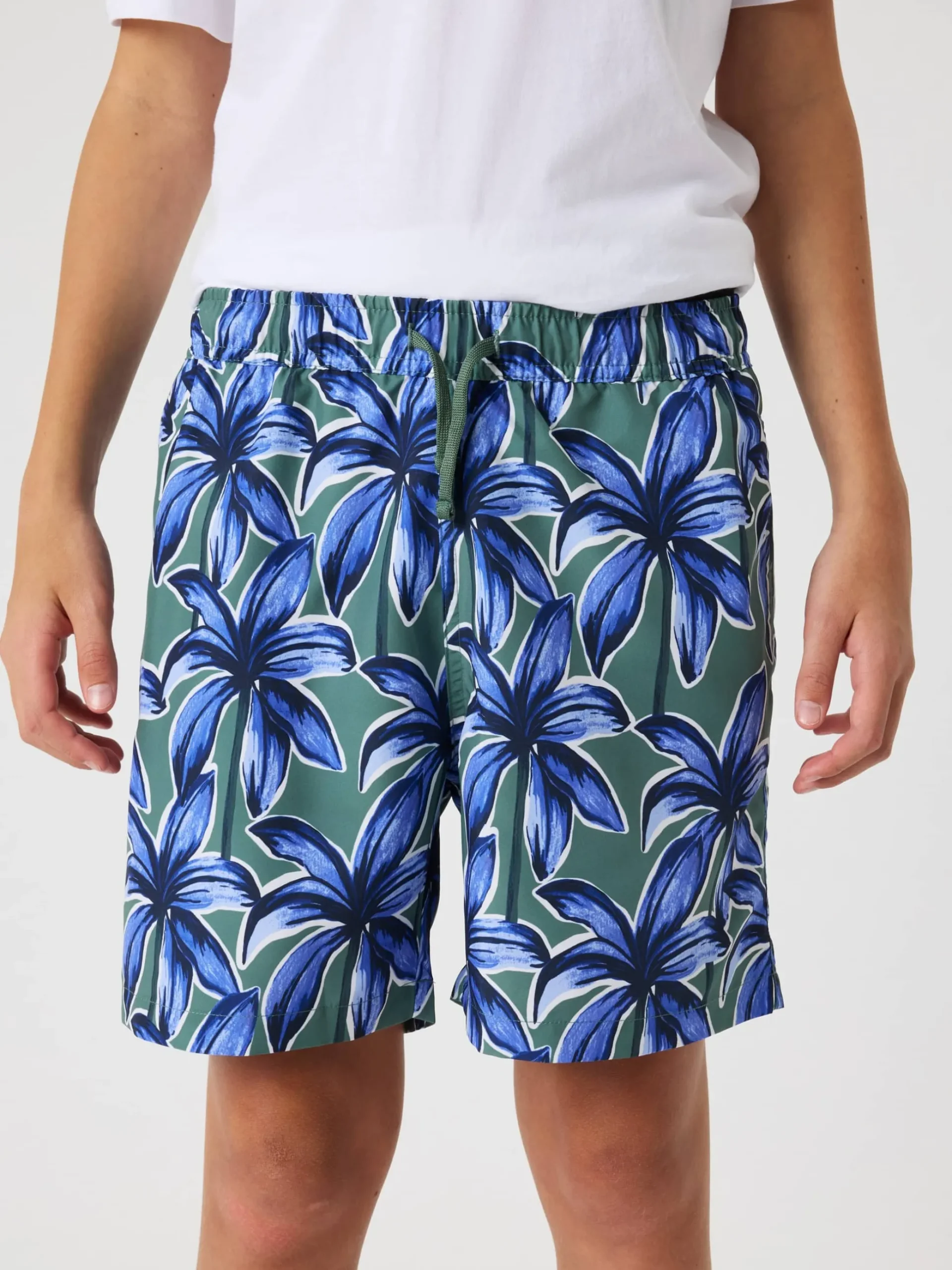 Borg Print Swim Shorts
