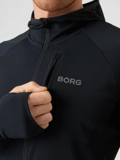 Borg Running Mid Layer Hood