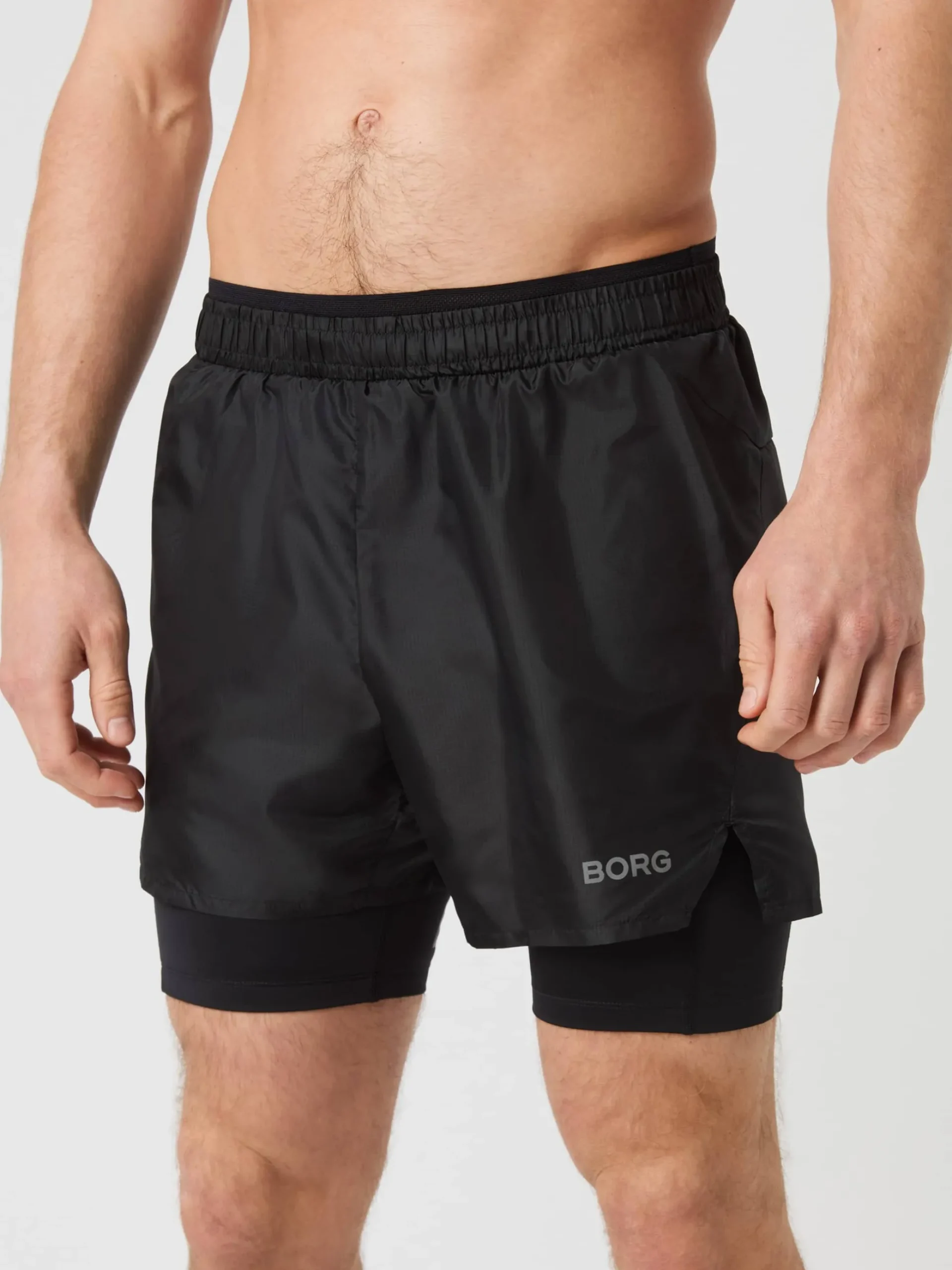 Borg Running Shorts 2 In 1