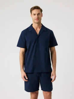Borg Seersucker Resort Shirt