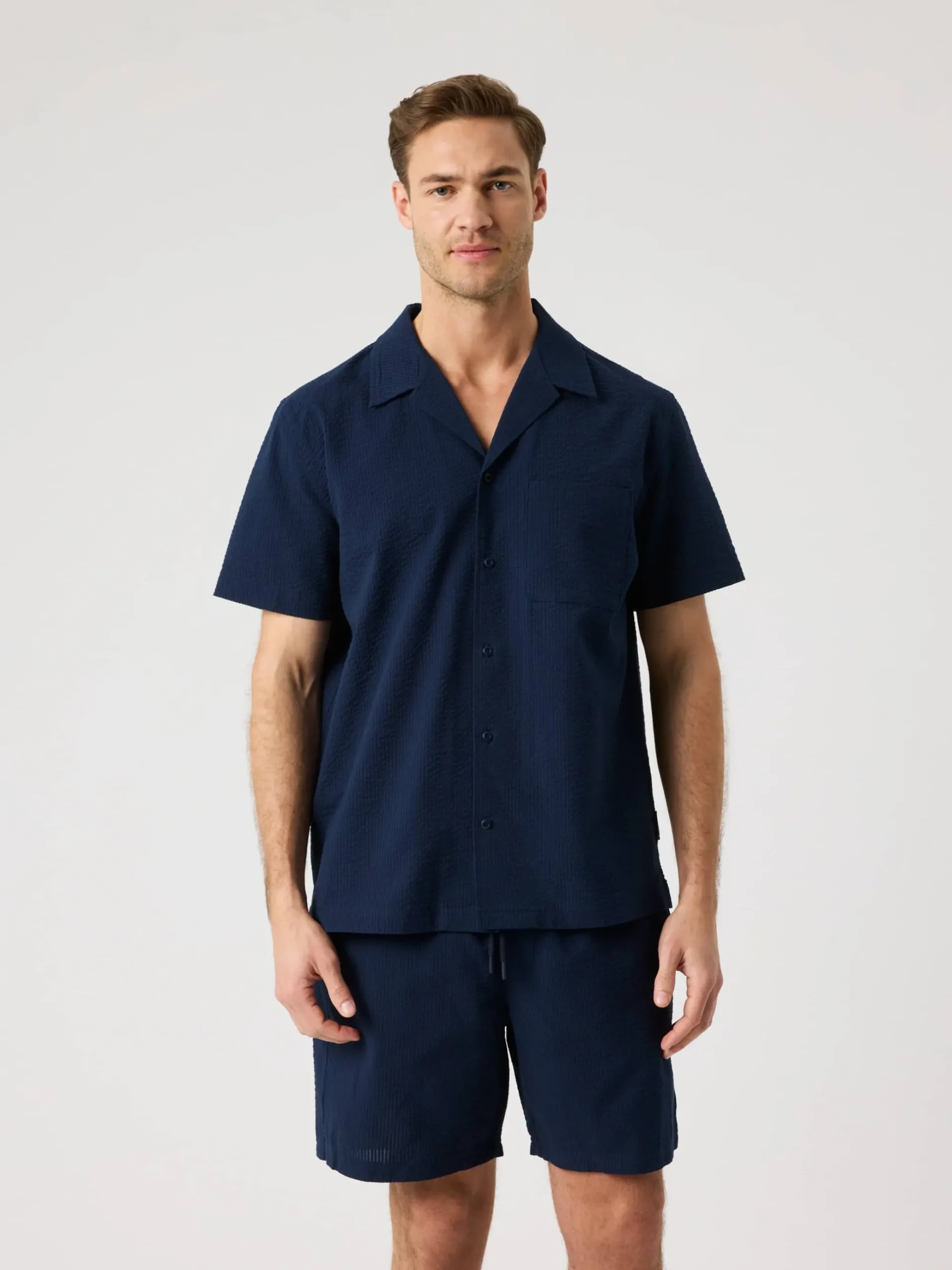 Borg Seersucker Resort Shirt