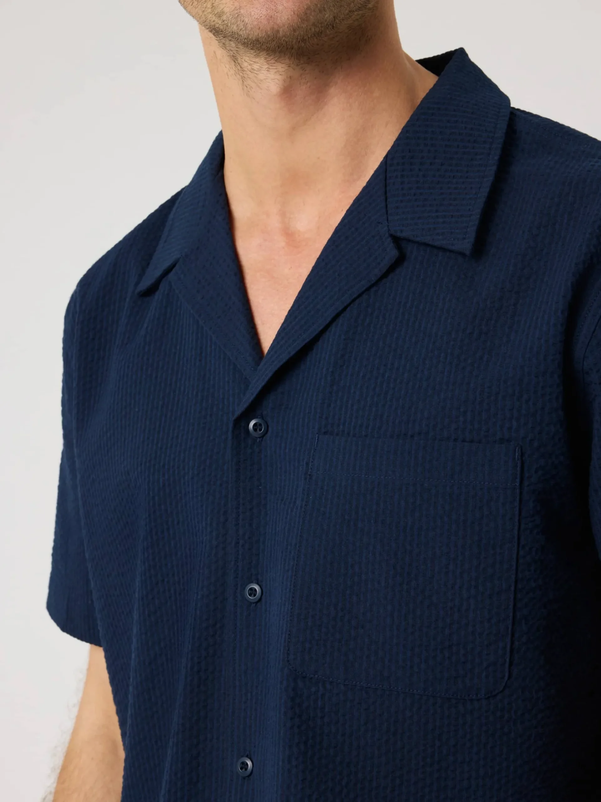 Borg Seersucker Resort Shirt
