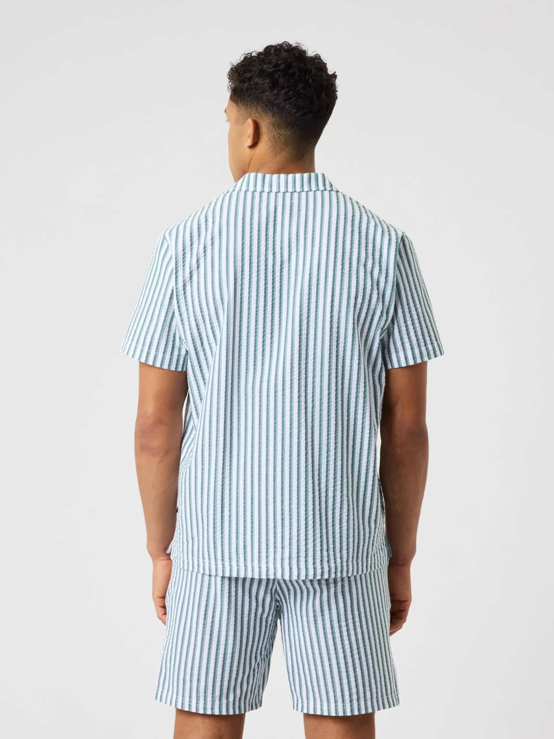Borg Seersucker Resort Shirt