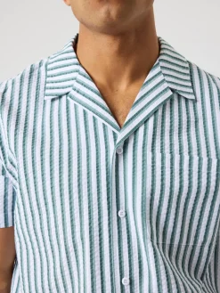 Borg Seersucker Resort Shirt