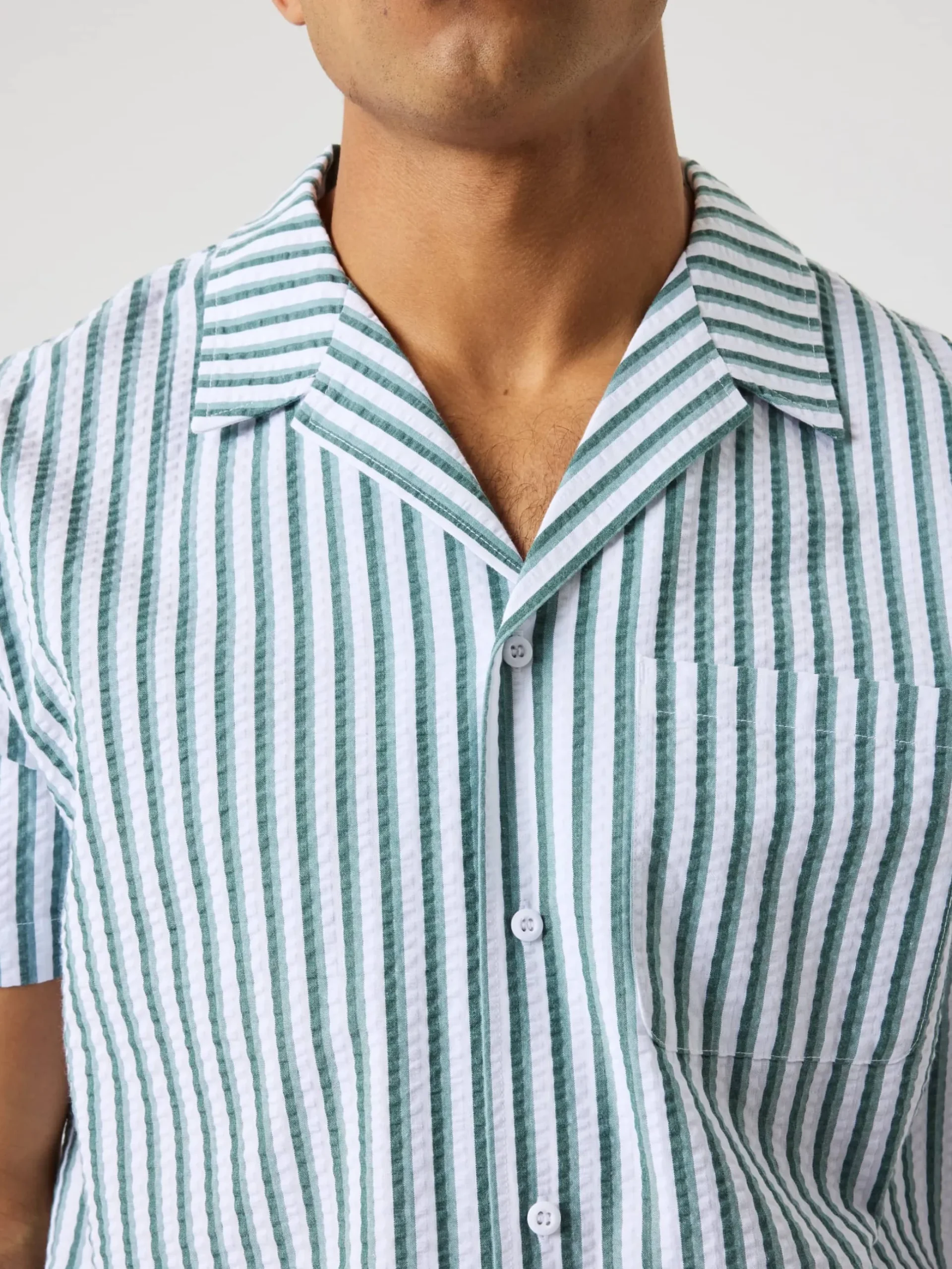 Borg Seersucker Resort Shirt