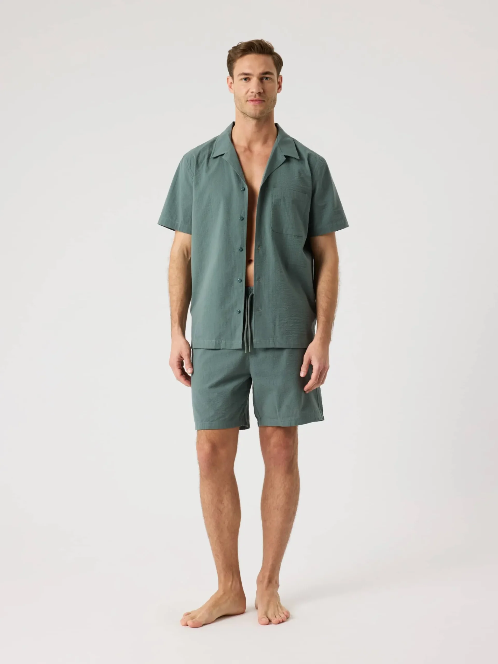 Borg Seersucker Resort Shirt