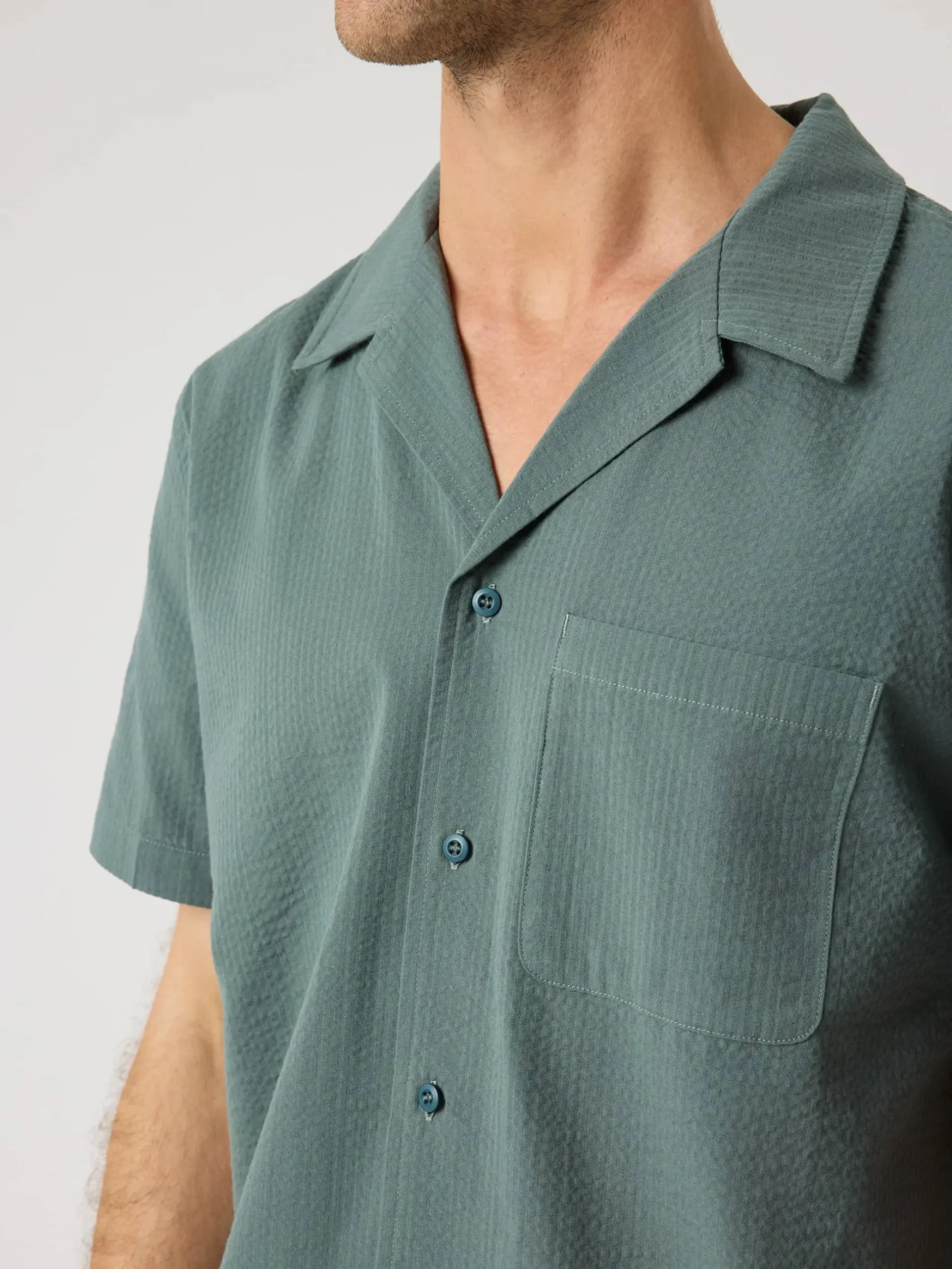 Borg Seersucker Resort Shirt