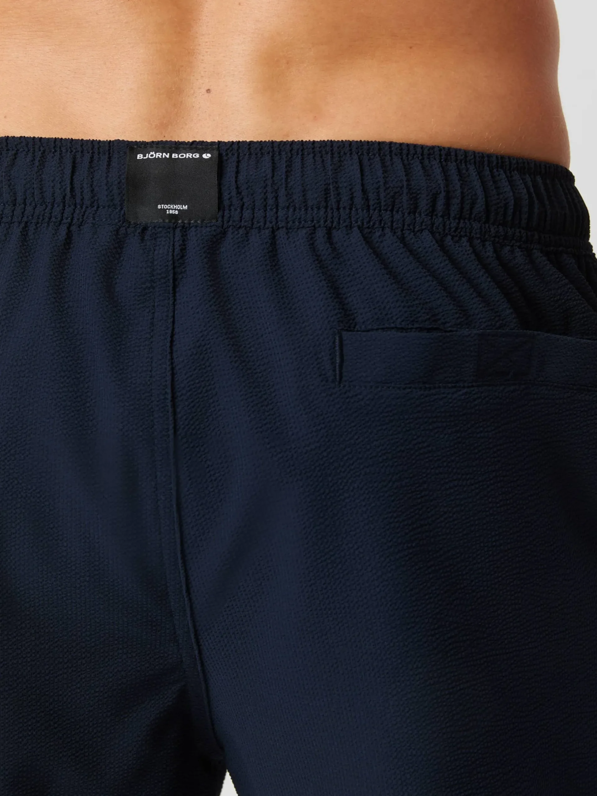 Borg Seersucker Swim Shorts