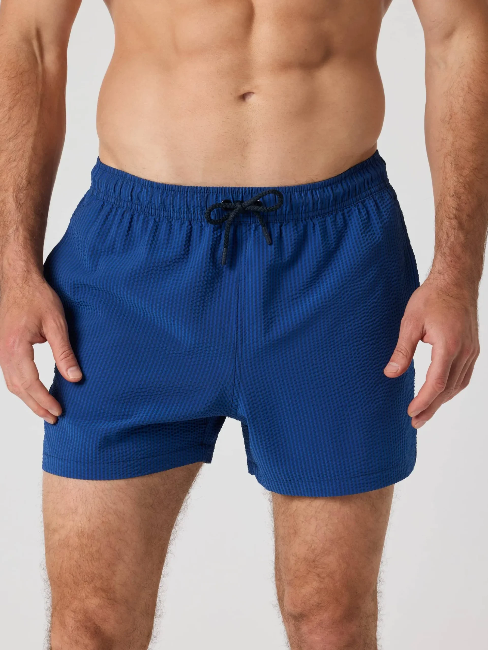 Borg Seersucker Swim Shorts
