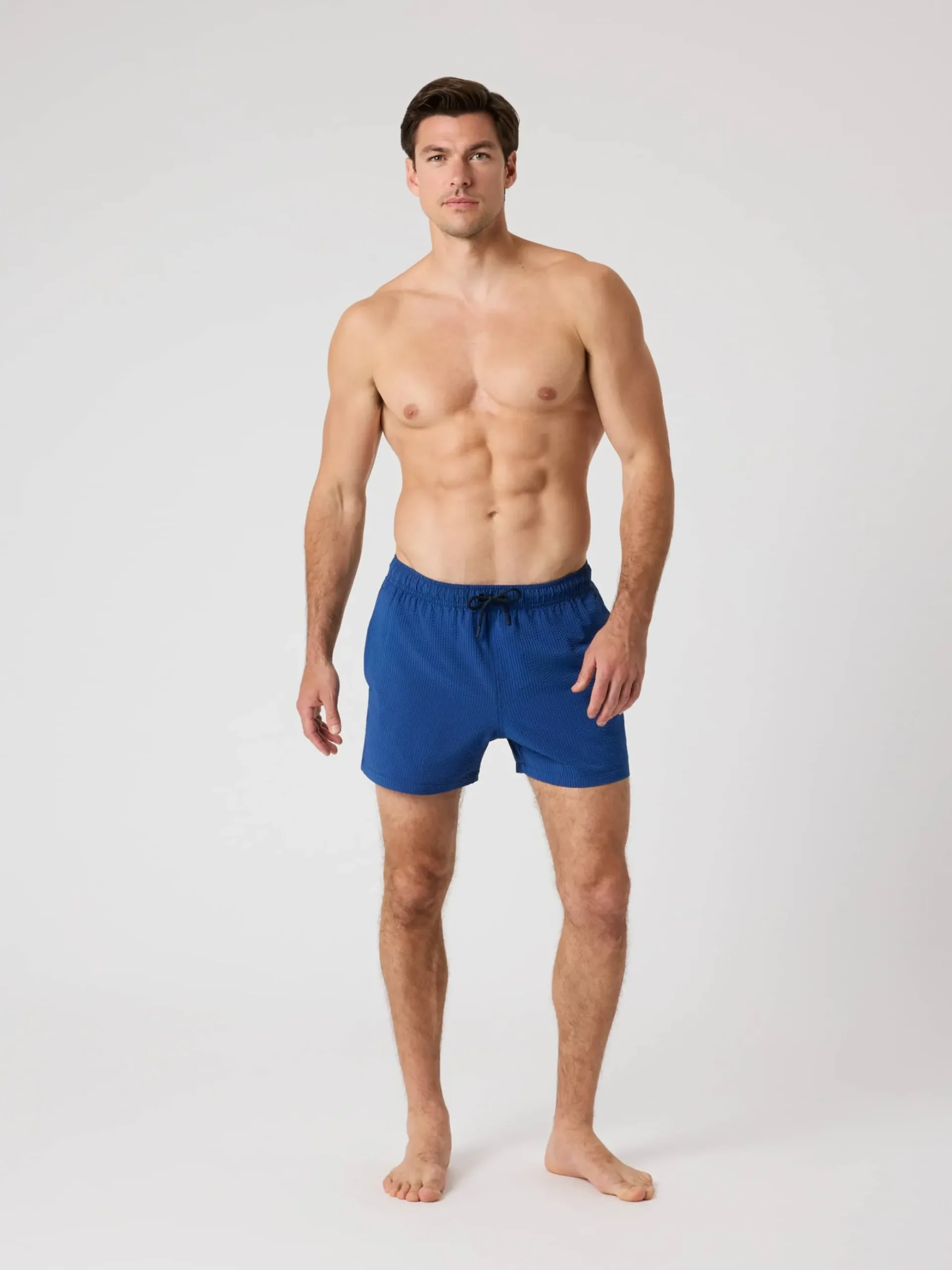 Borg Seersucker Swim Shorts