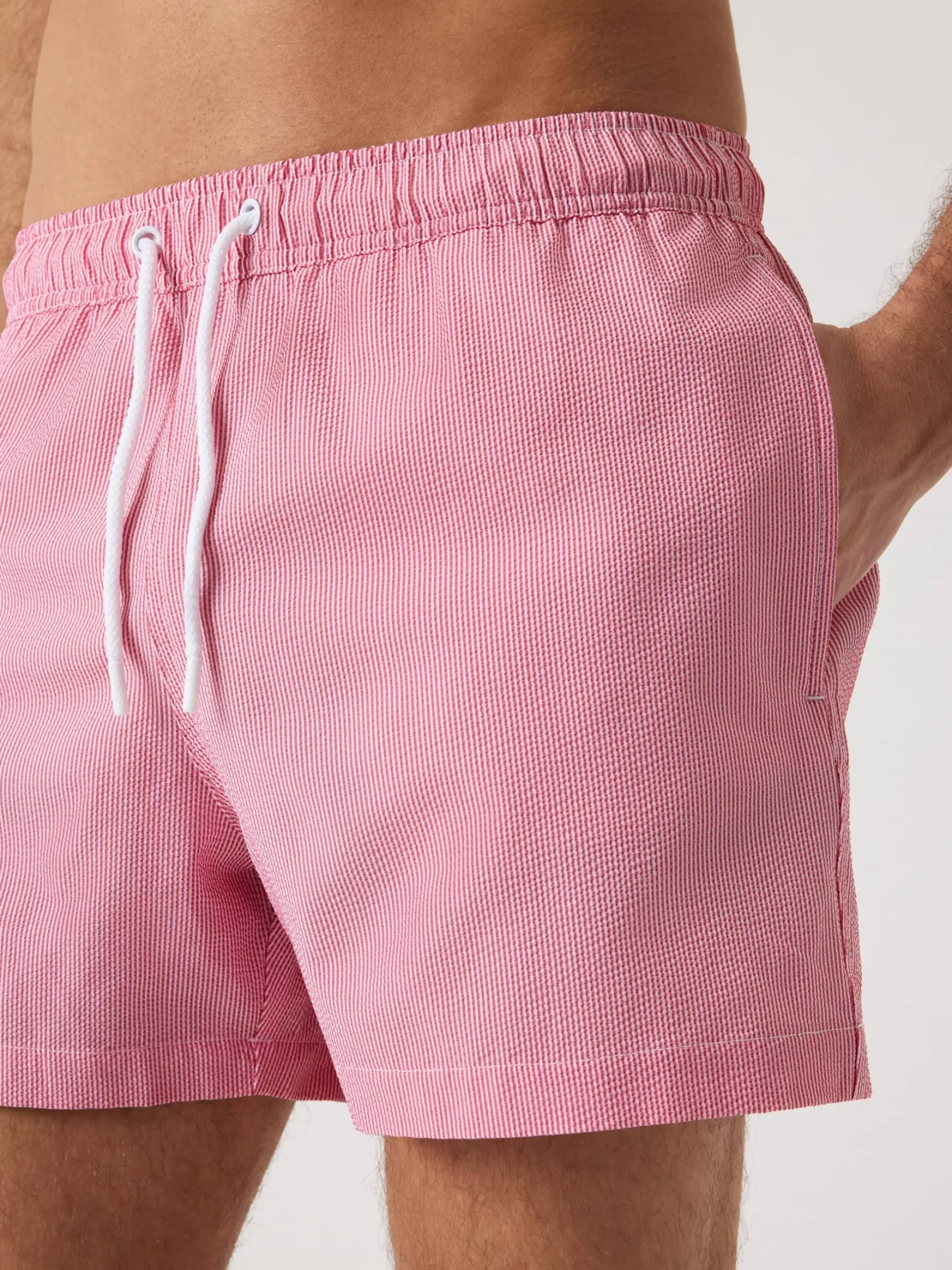 Borg Seersucker Swim Shorts