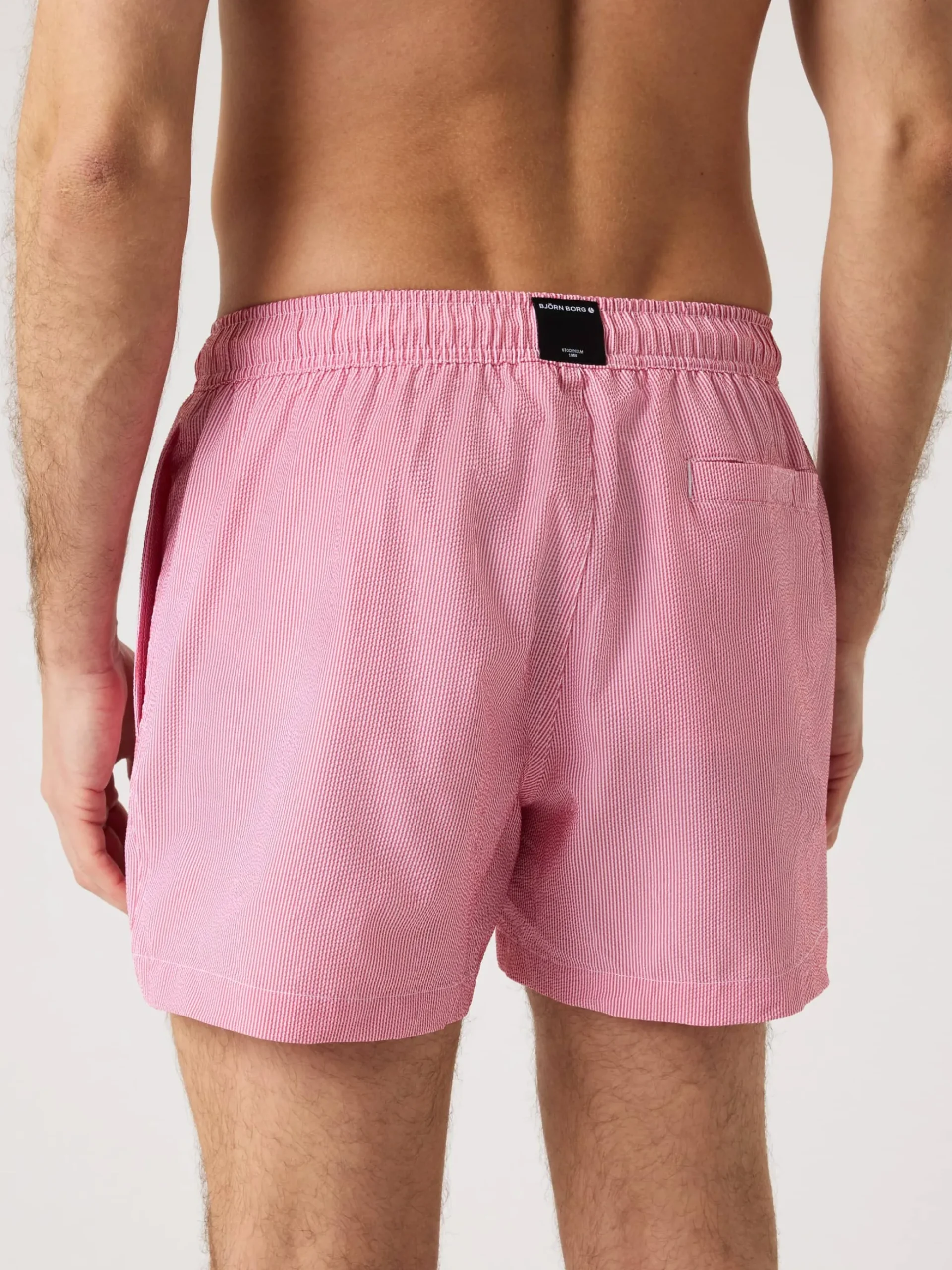 Borg Seersucker Swim Shorts