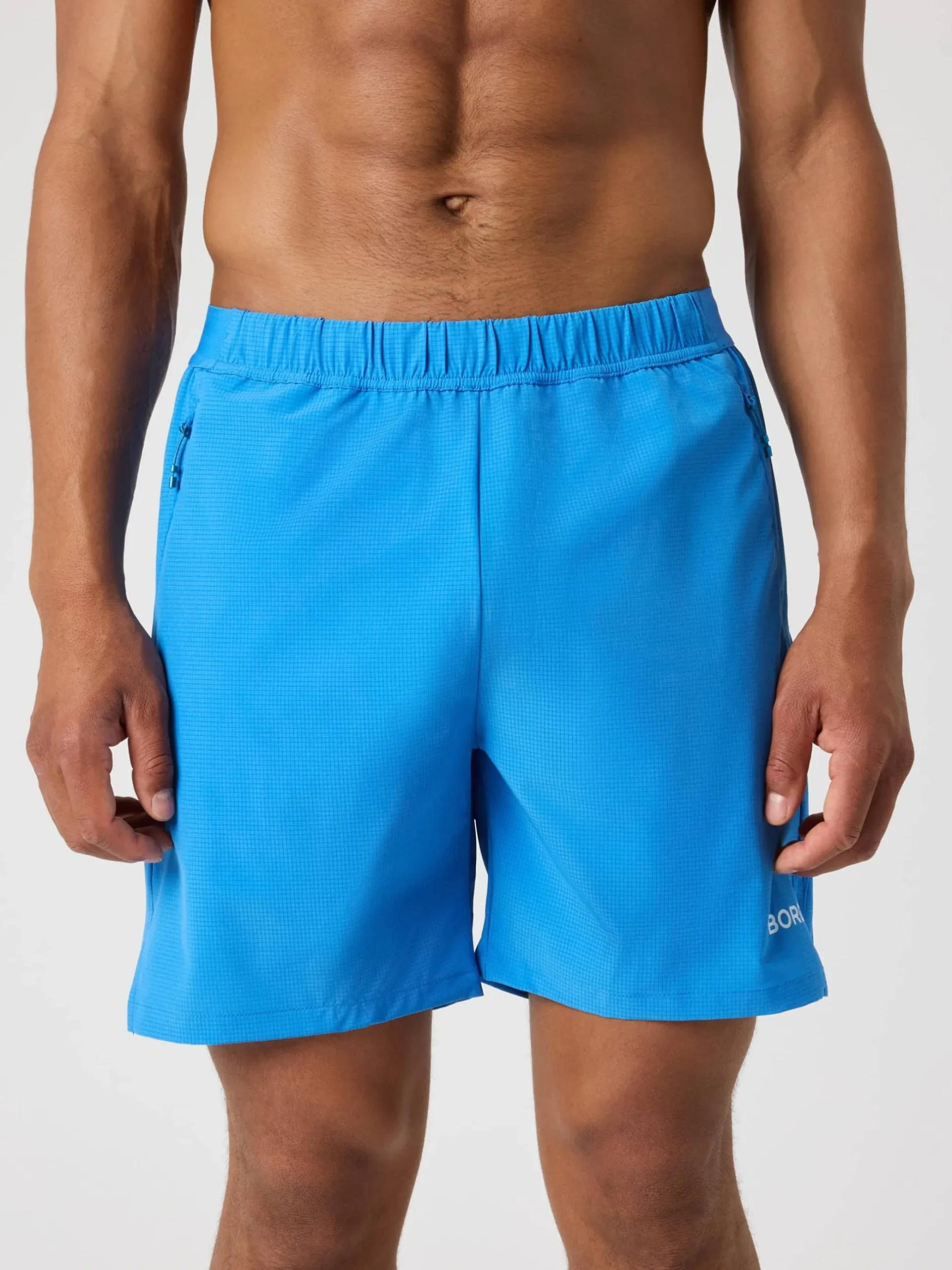 Borg Zip Shorts 7 Inch