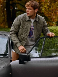Centre Quilted Overshirt