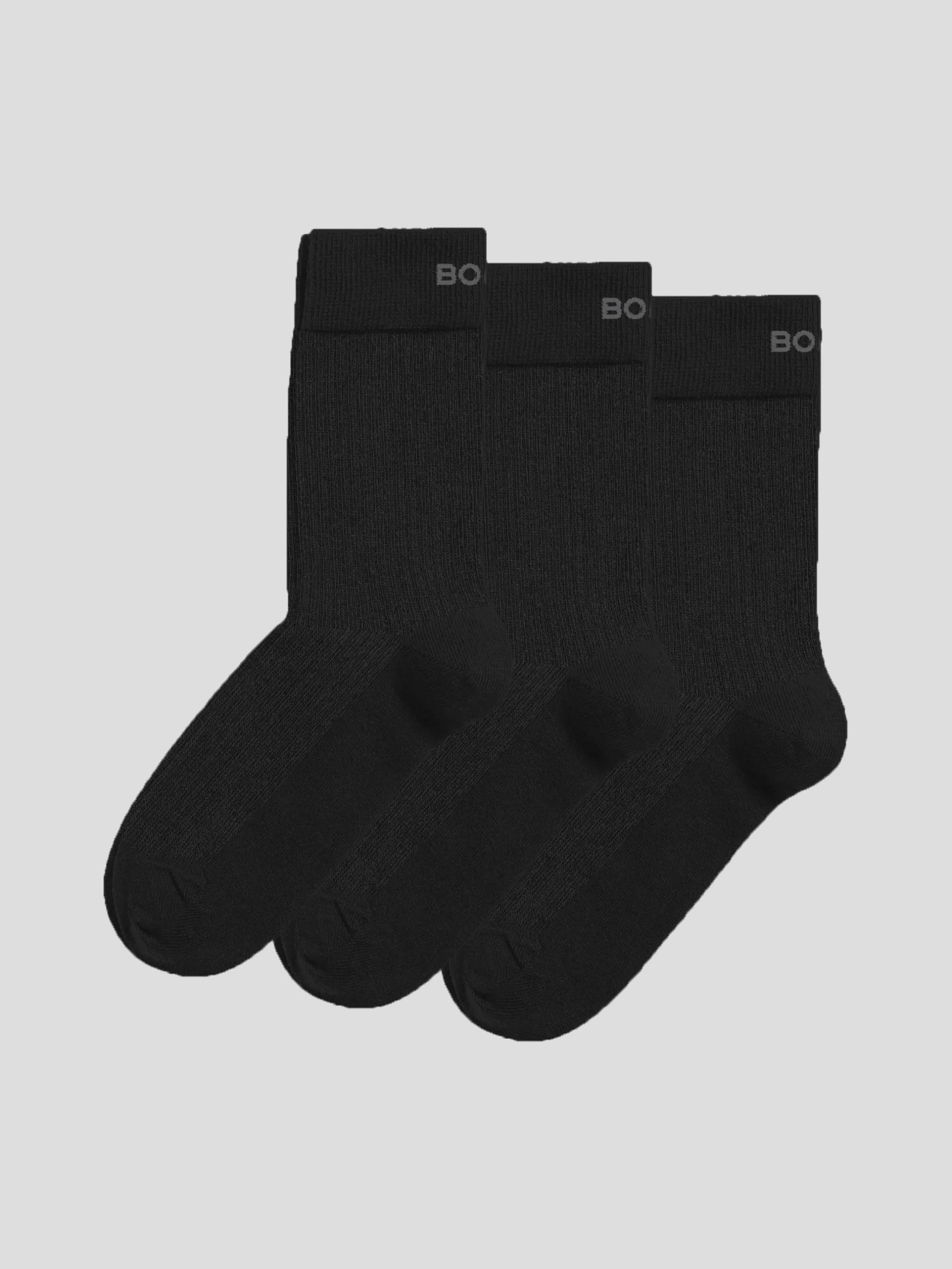 Core Rib Socks 3-pack