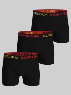 Cotton Stretch Boxers Belgium 3-pack