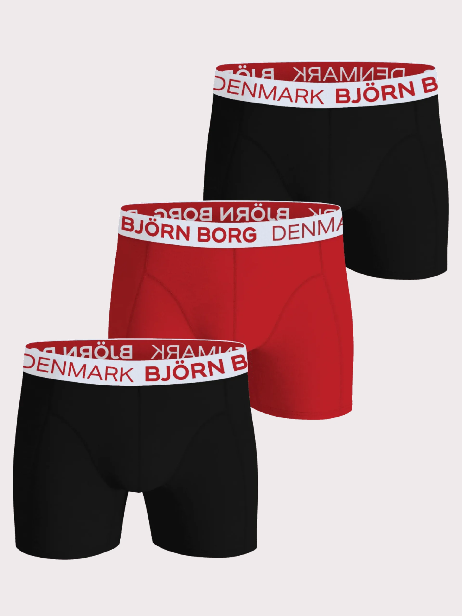 Cotton Stretch Boxers Denmark 3-pack