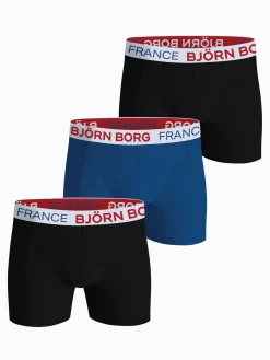 Cotton Stretch Boxers France 3-pack
