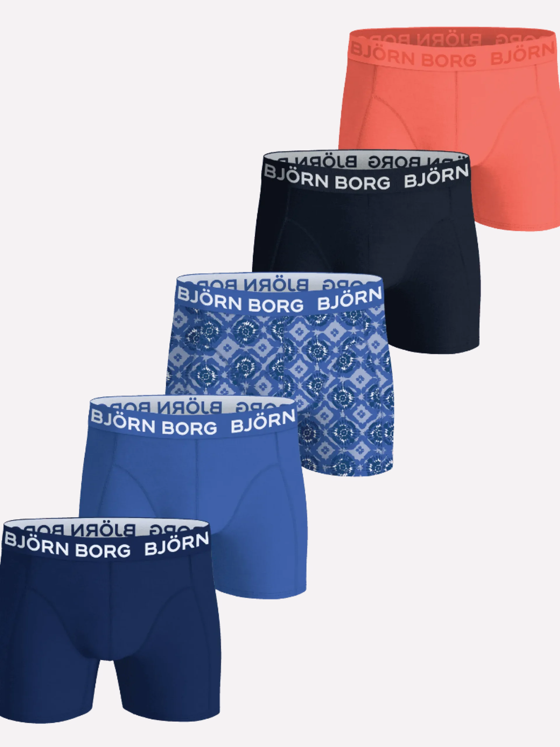 Cotton Stretch Boxers 5-pack