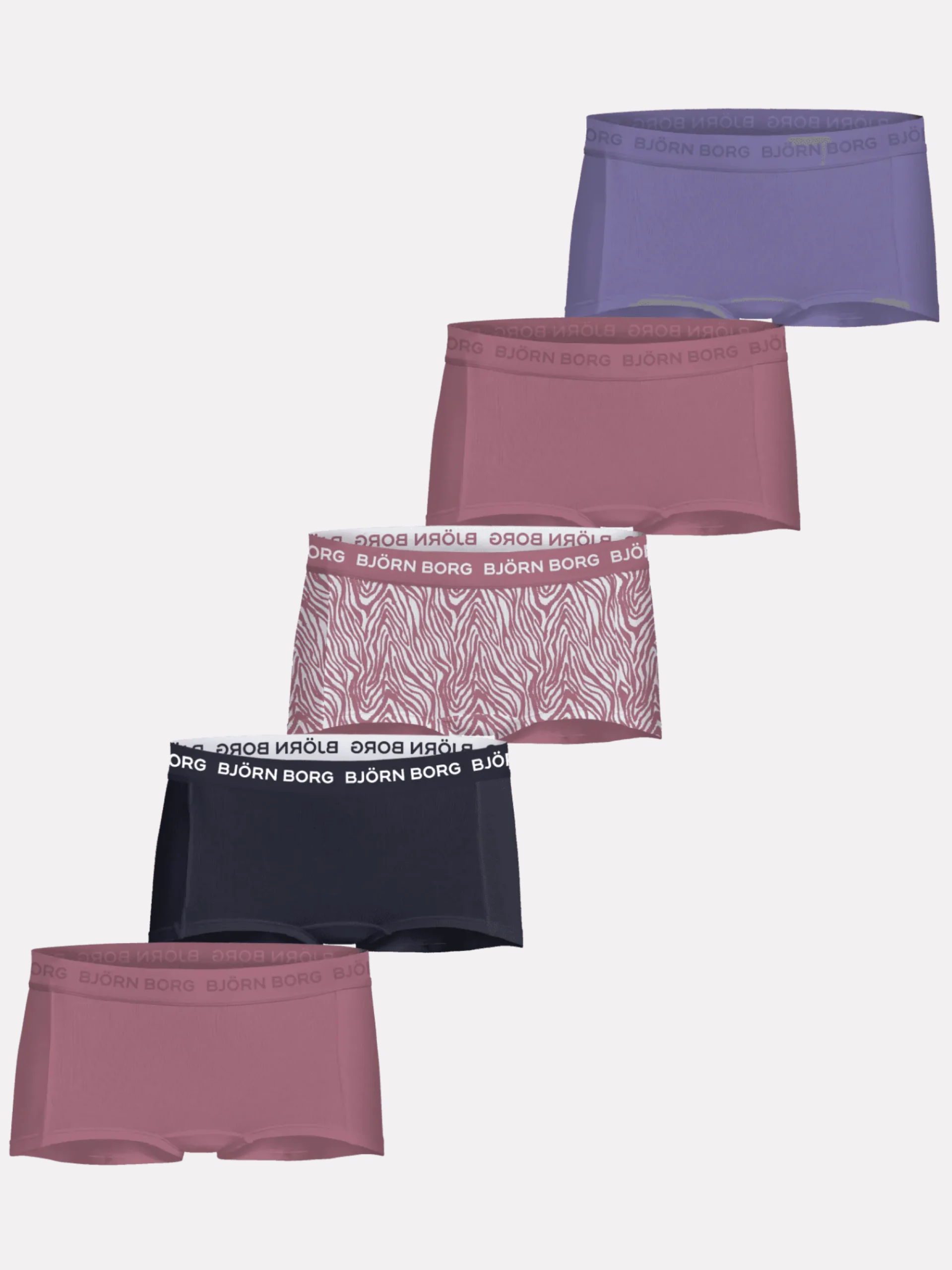 Cotton Stretch Boxers Shorts 5-pack