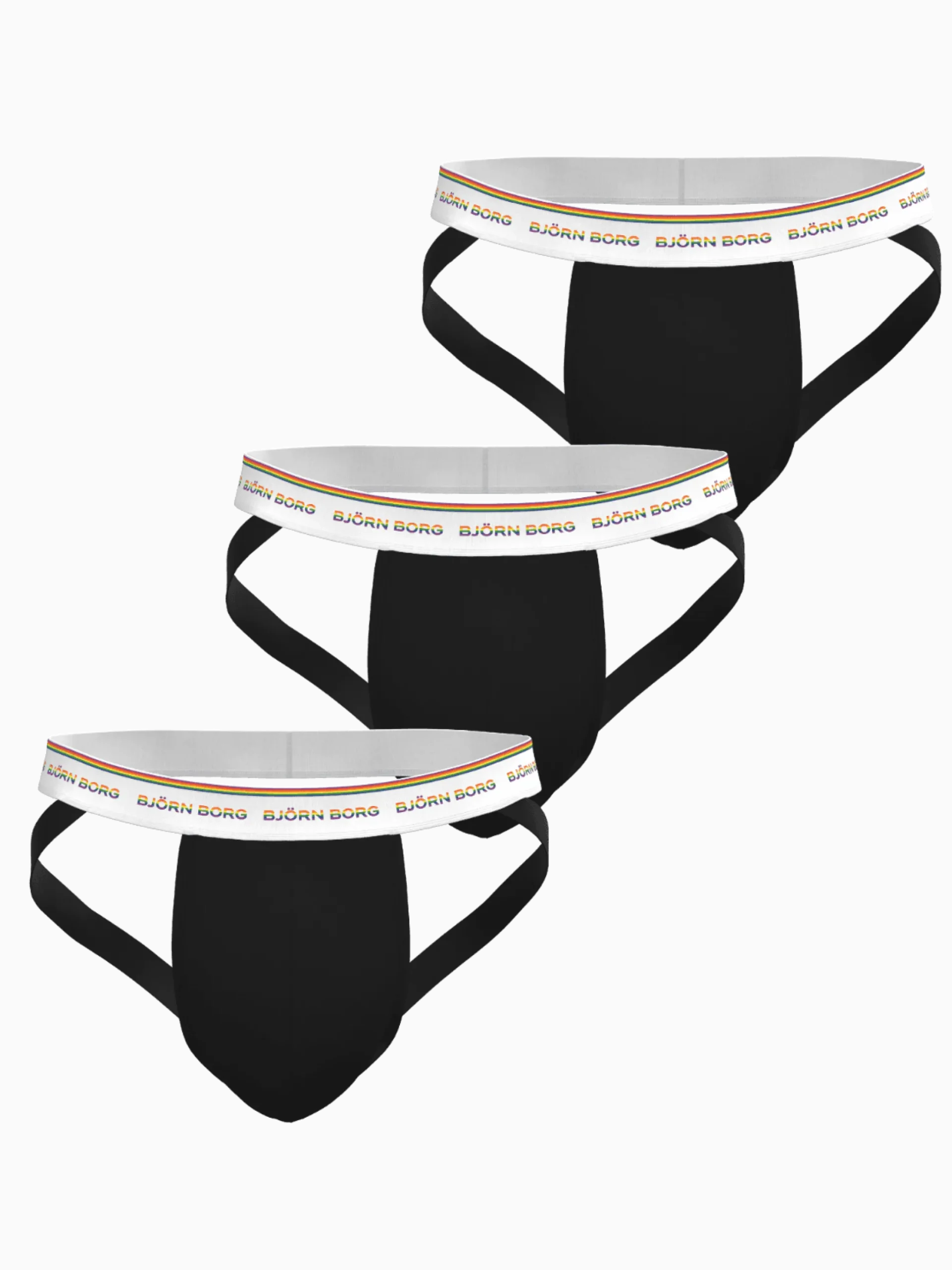 Cotton Stretch Jock Straps 3-pack