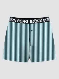 Cotton Stretch Logo Woven Boxers Shorts 2-pack