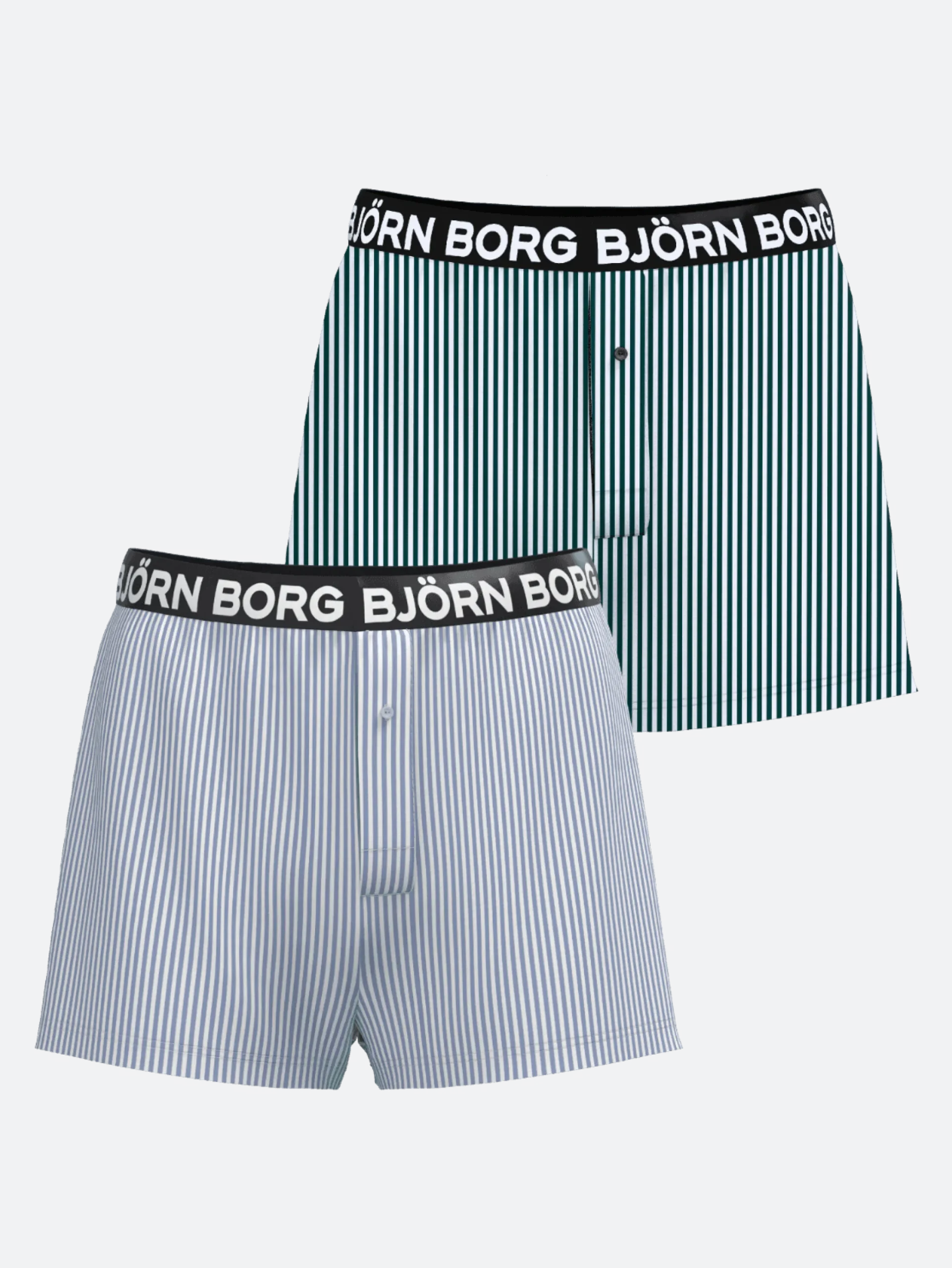 Cotton Stretch Logo Woven Boxers Shorts 2-pack