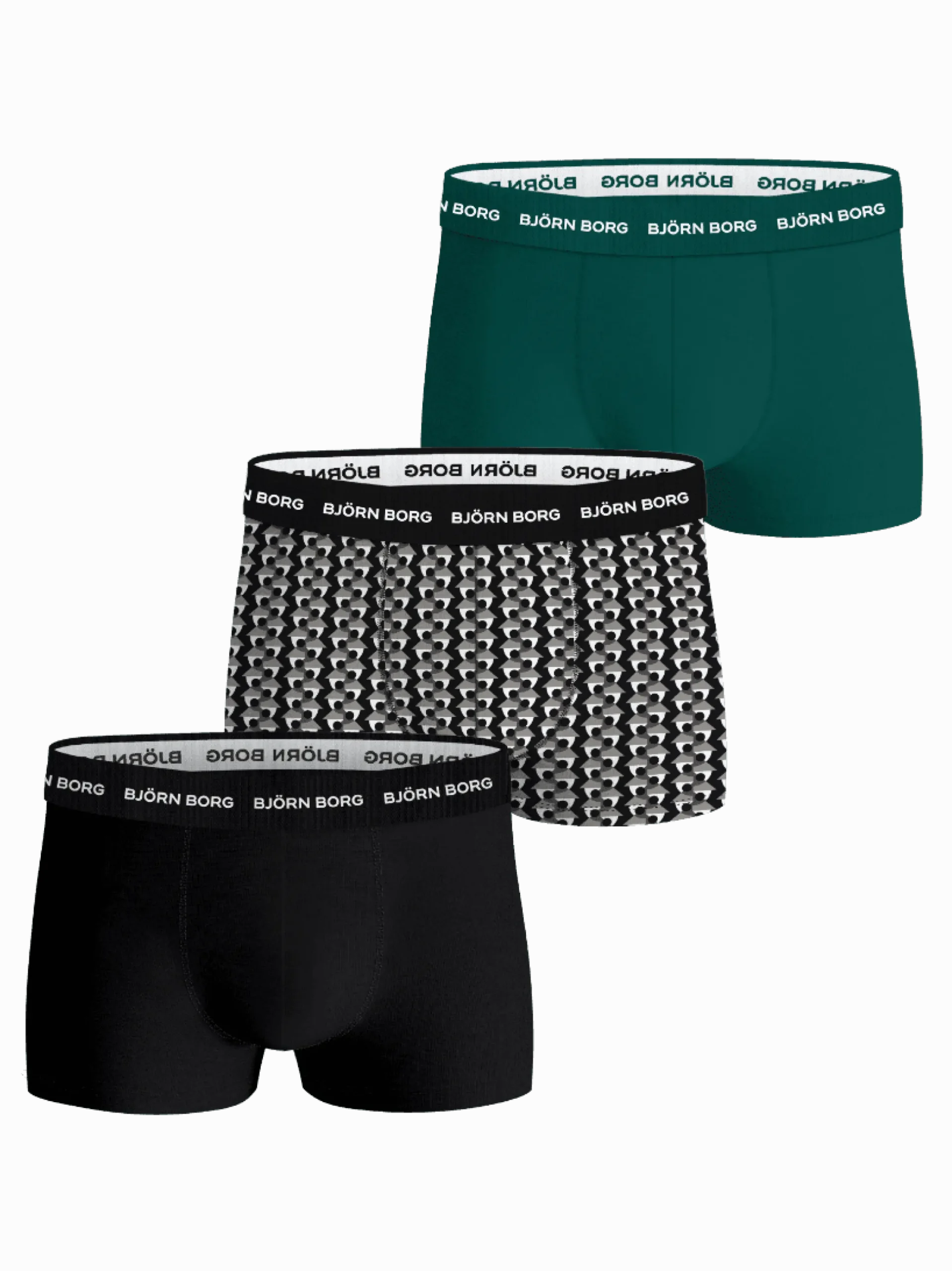 Cotton Stretch Trunks 3-pack