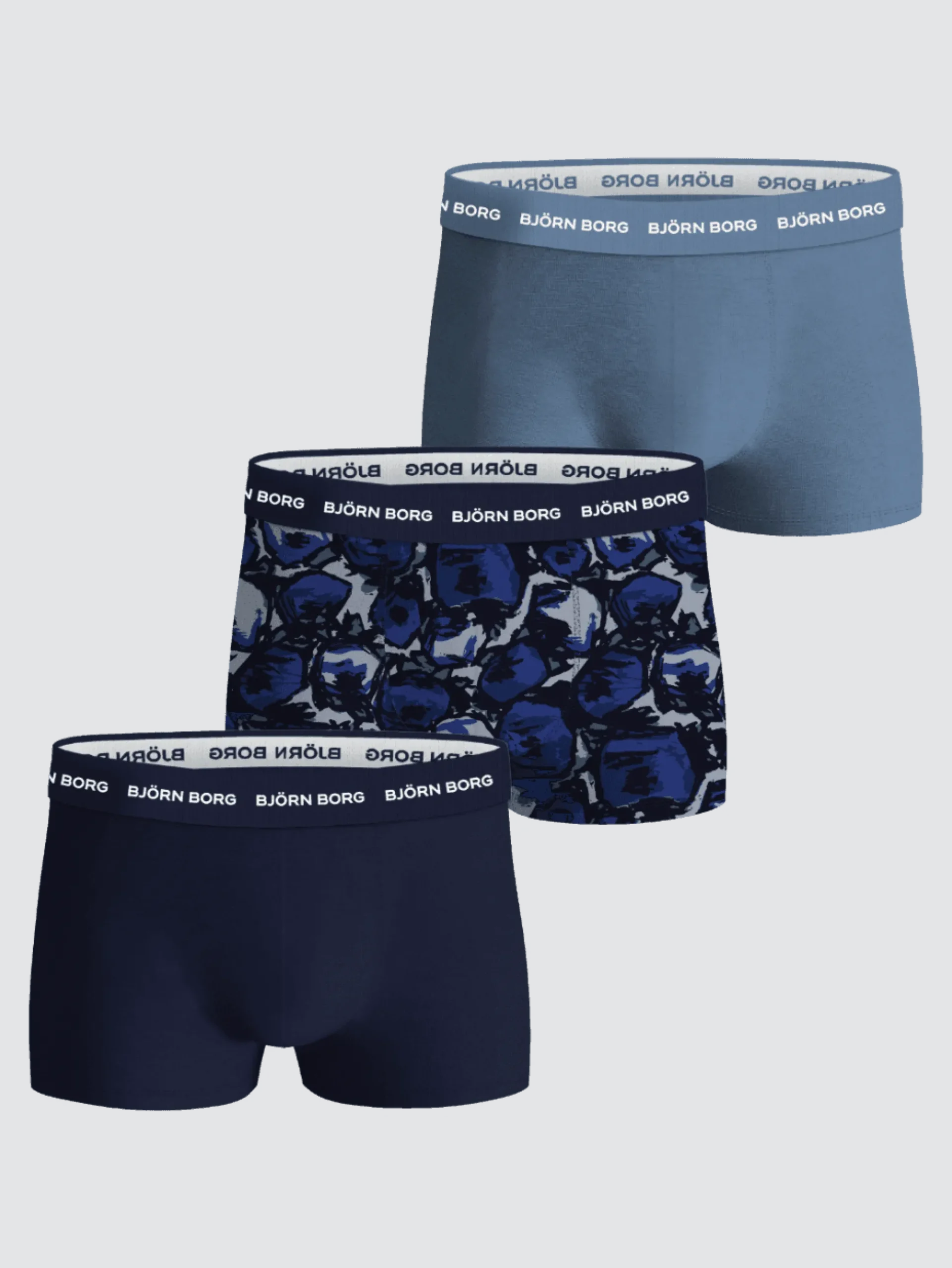 Cotton Stretch Trunks 3-pack