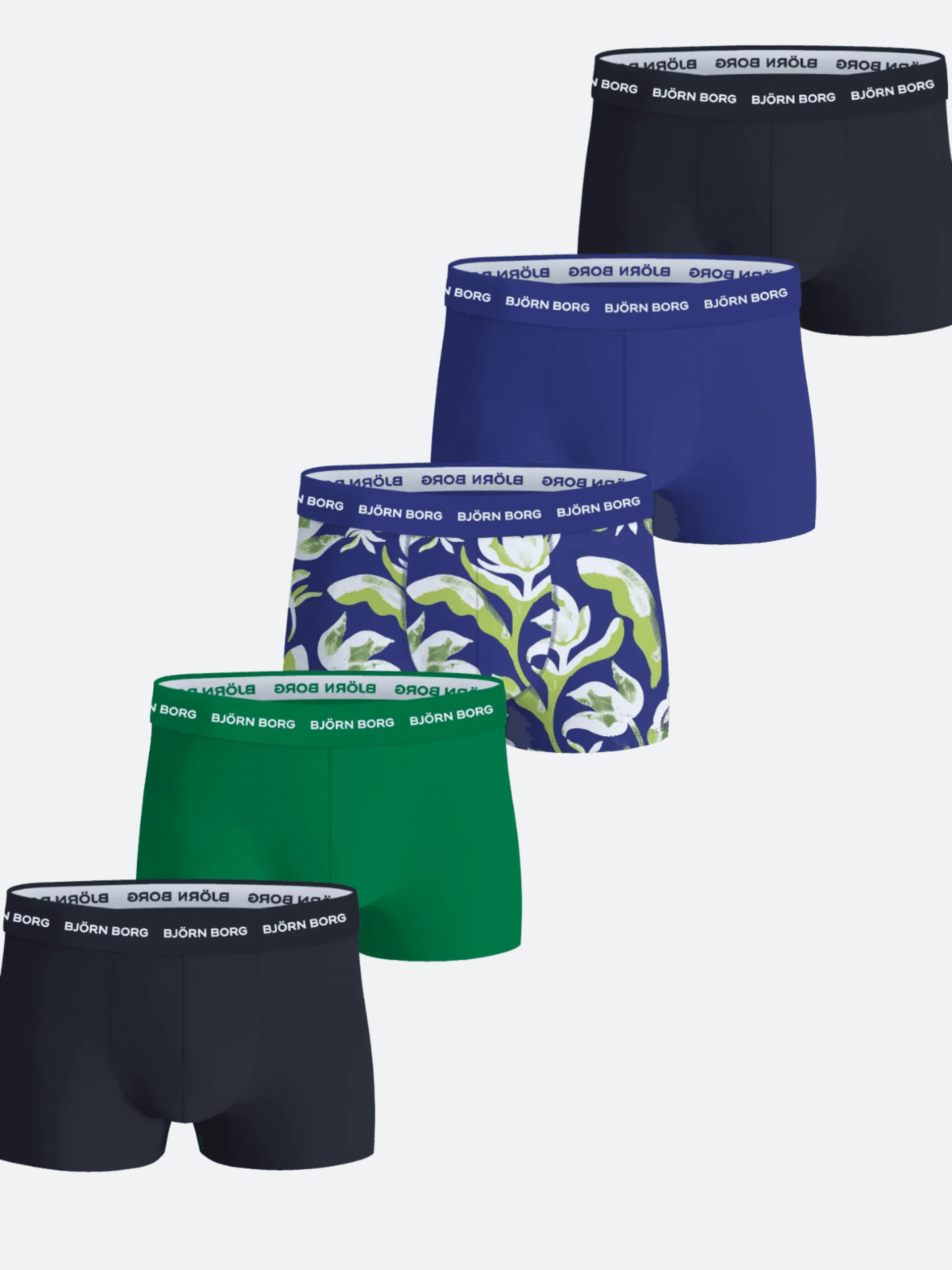 Cotton Stretch Trunks 5-pack