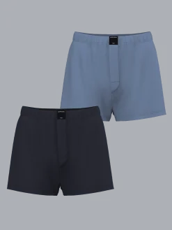 Cotton Stretch Woven Boxer Shorts 2-pack