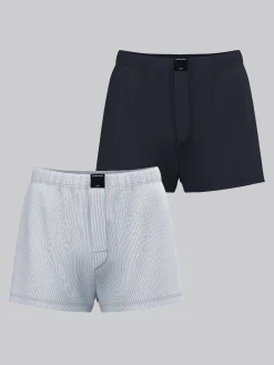 Cotton Stretch Woven Boxer Shorts 2-pack