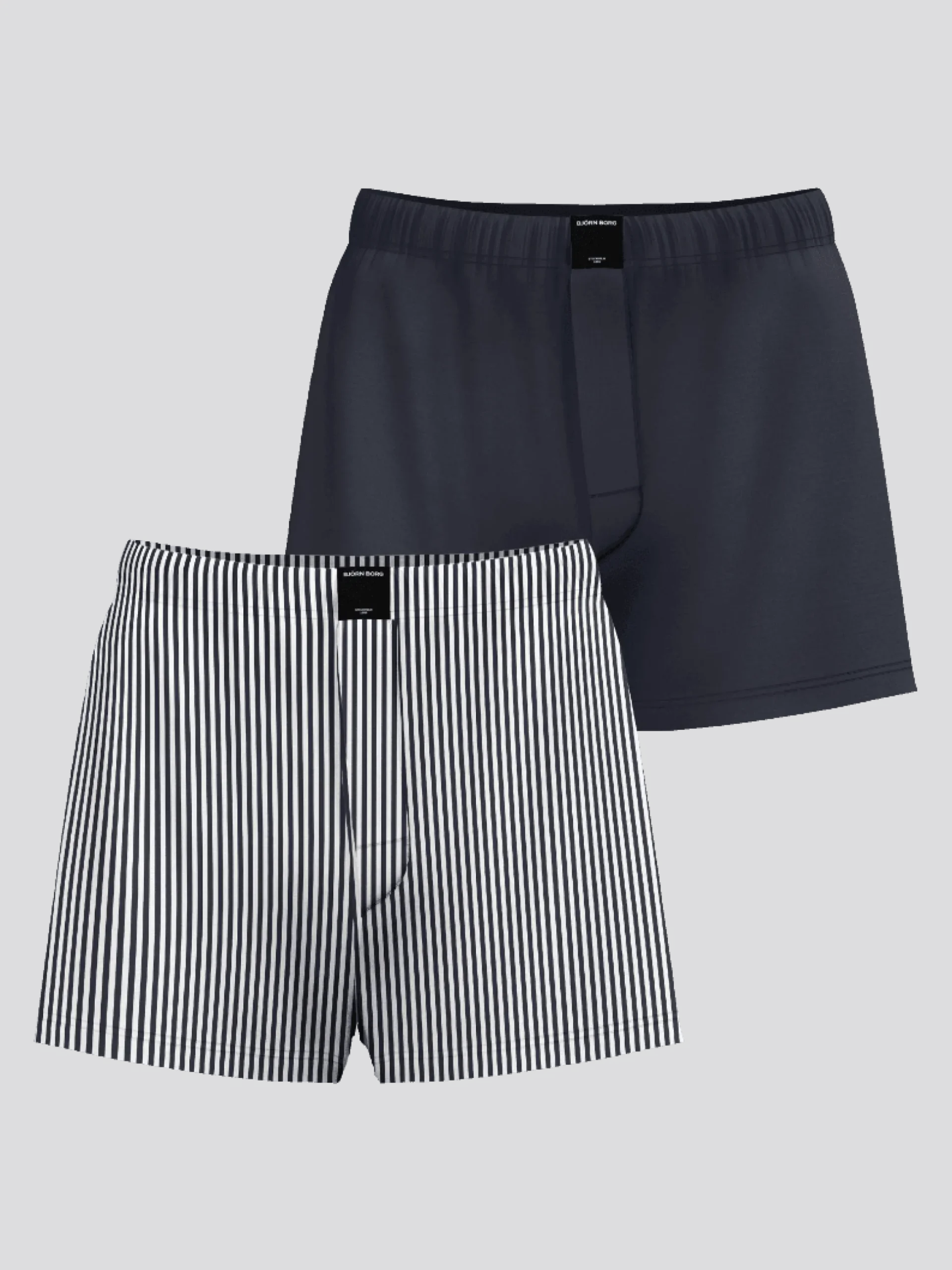 Cotton Stretch Woven Boxers Shorts 2-pack