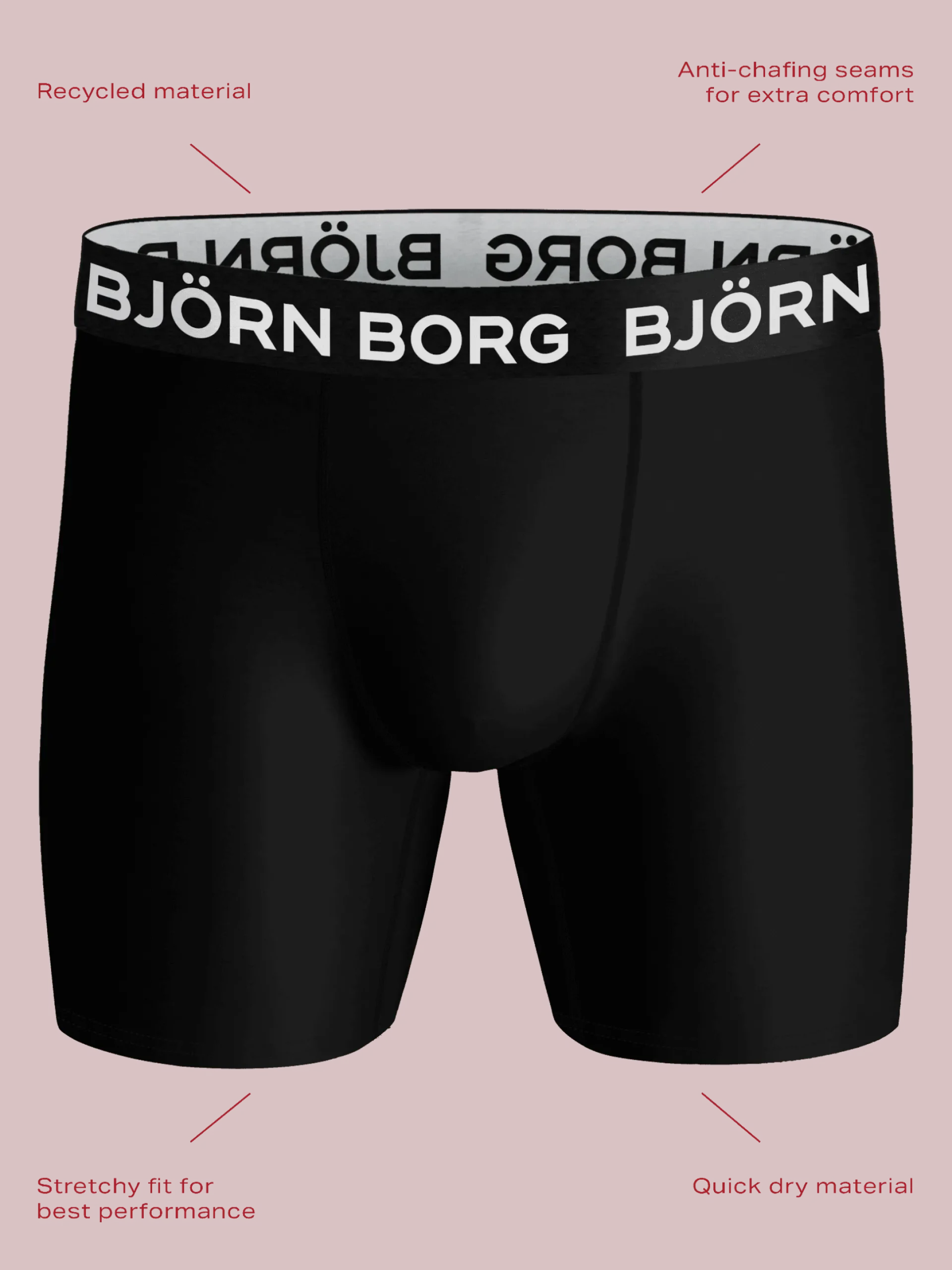 Sports Microfiber Boxers