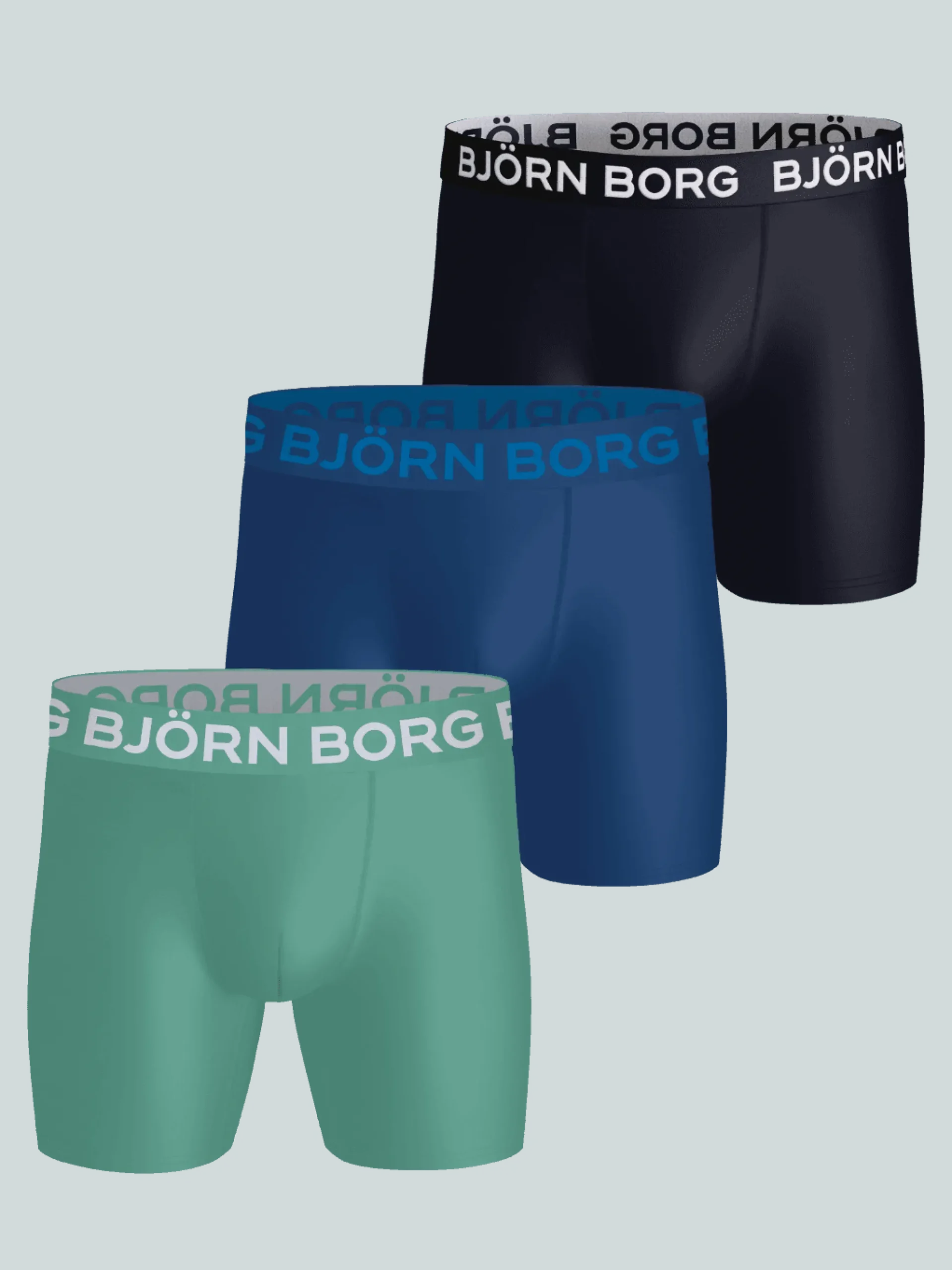 Sports Microfiber Boxers 3-pack