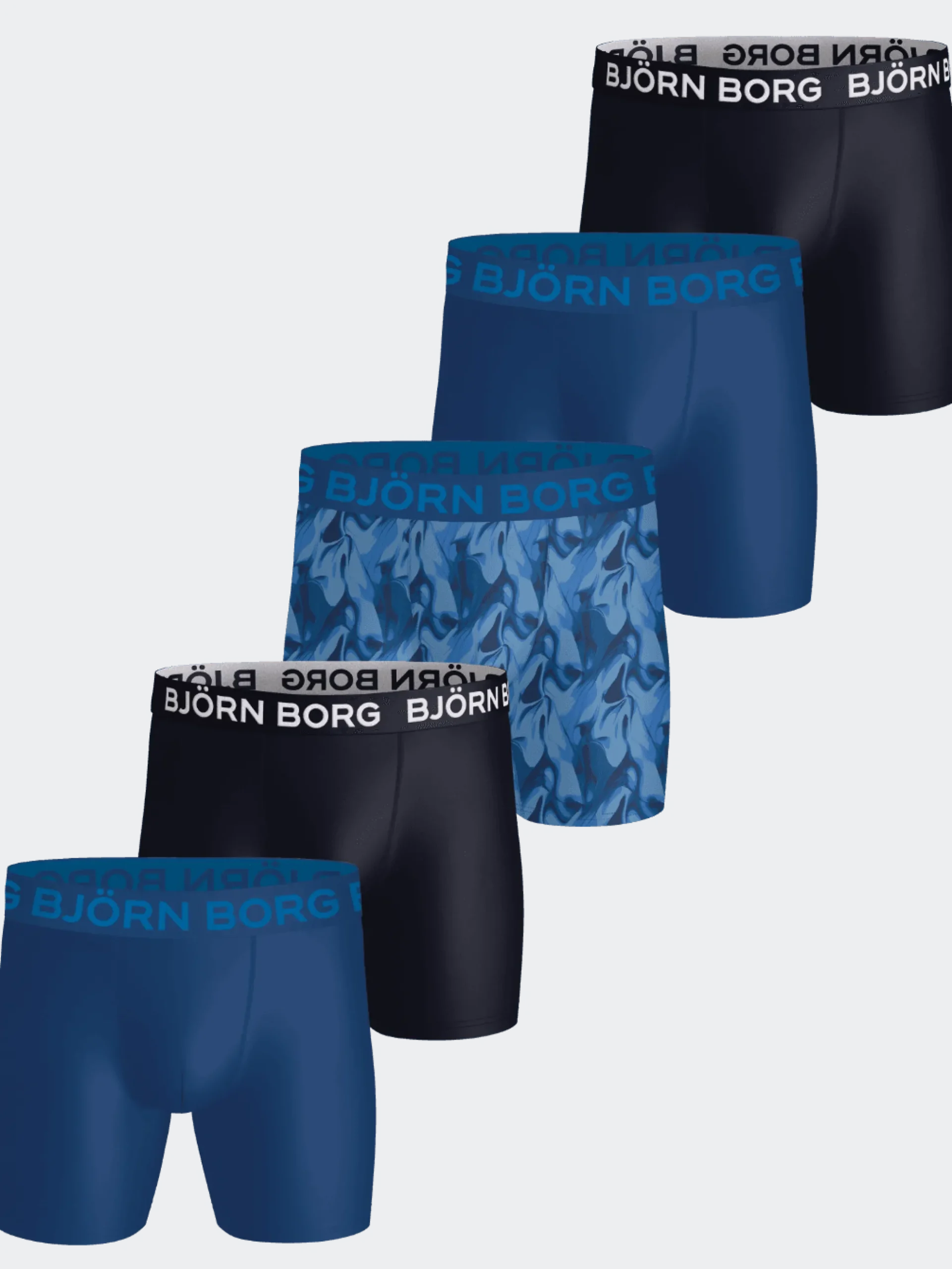 Sports Microfiber Boxers 5-pack