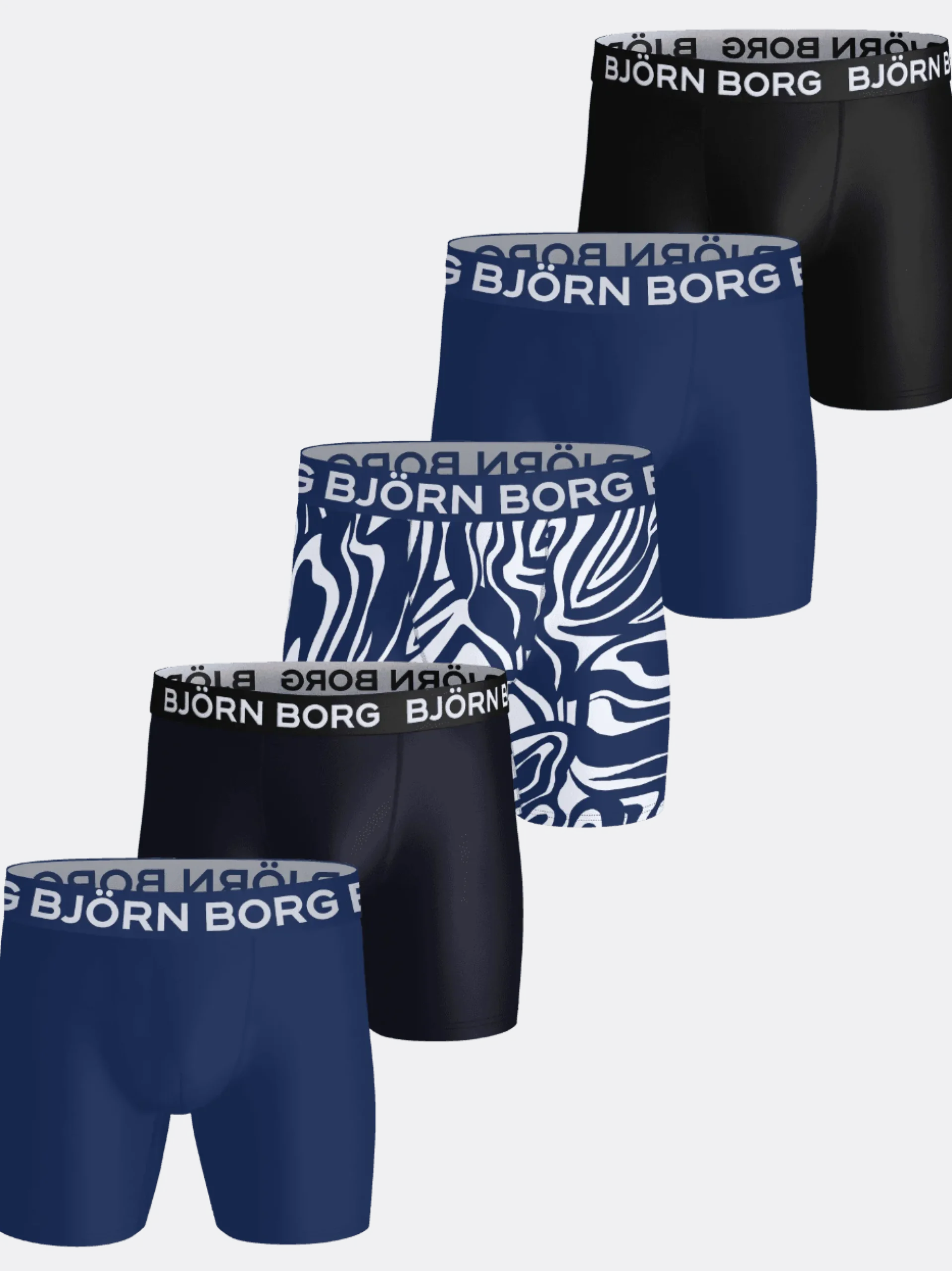 Sports Microfiber Boxers 5-pack