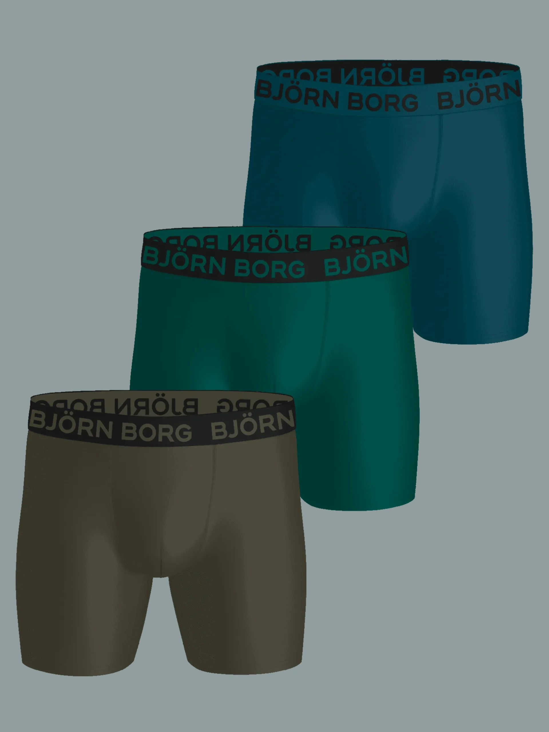 Sports Microfiber Boxers 3-pack