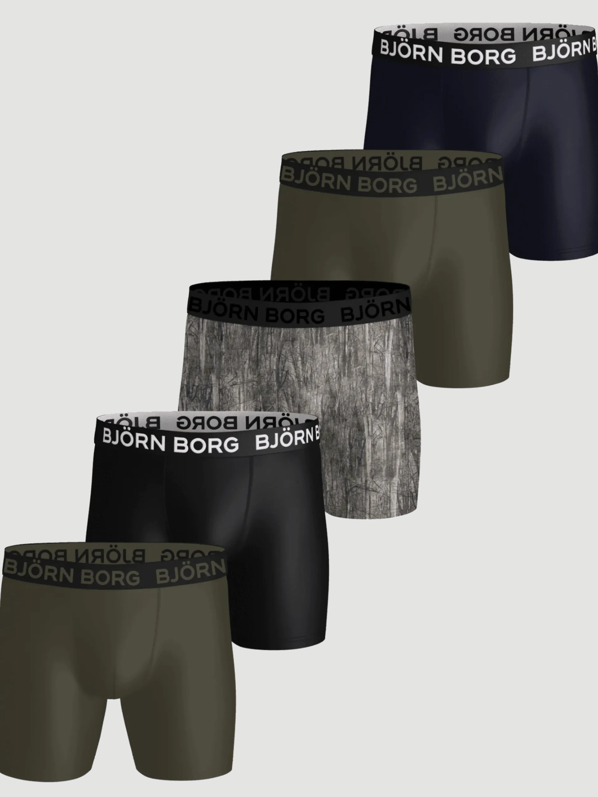 Sports Microfiber Boxers 5-pack