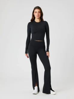 Studio Flared Slit Tights